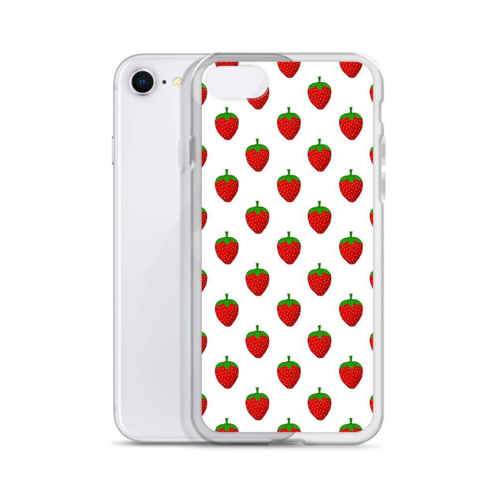 Strawberry Party - Inspired By Harry Styles - Sustainably Made Clear Case for iPhone®