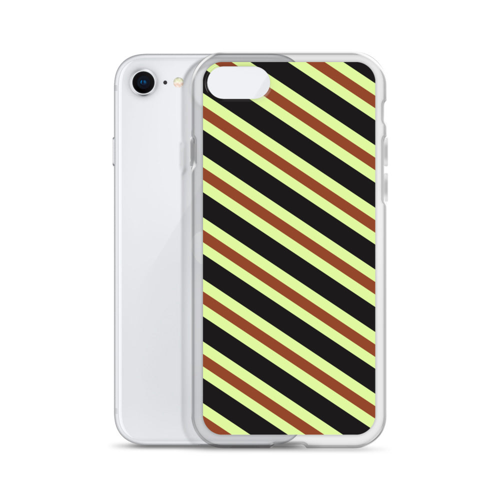 Retro Stripes - Inspired By Harry Styles - Sustainably Made Clear Case for iPhone®