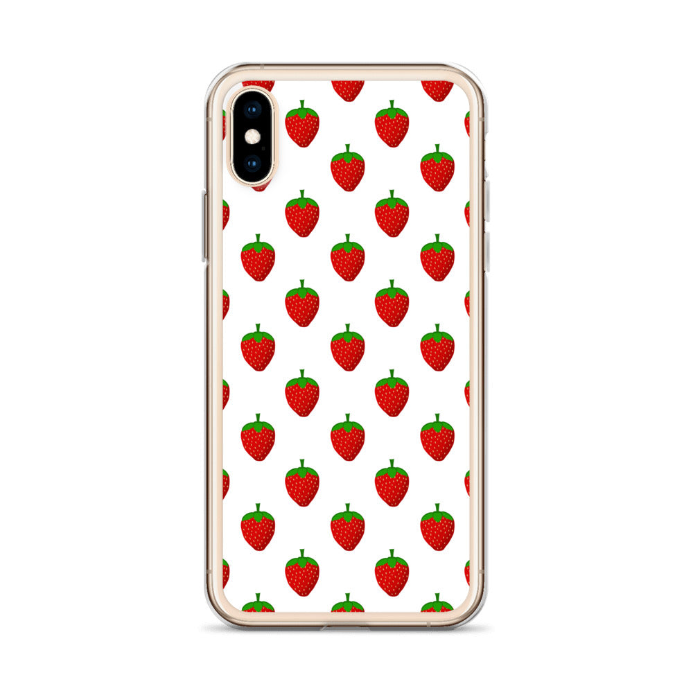 Strawberry Party - Inspired By Harry Styles - Sustainably Made Clear Case for iPhone®