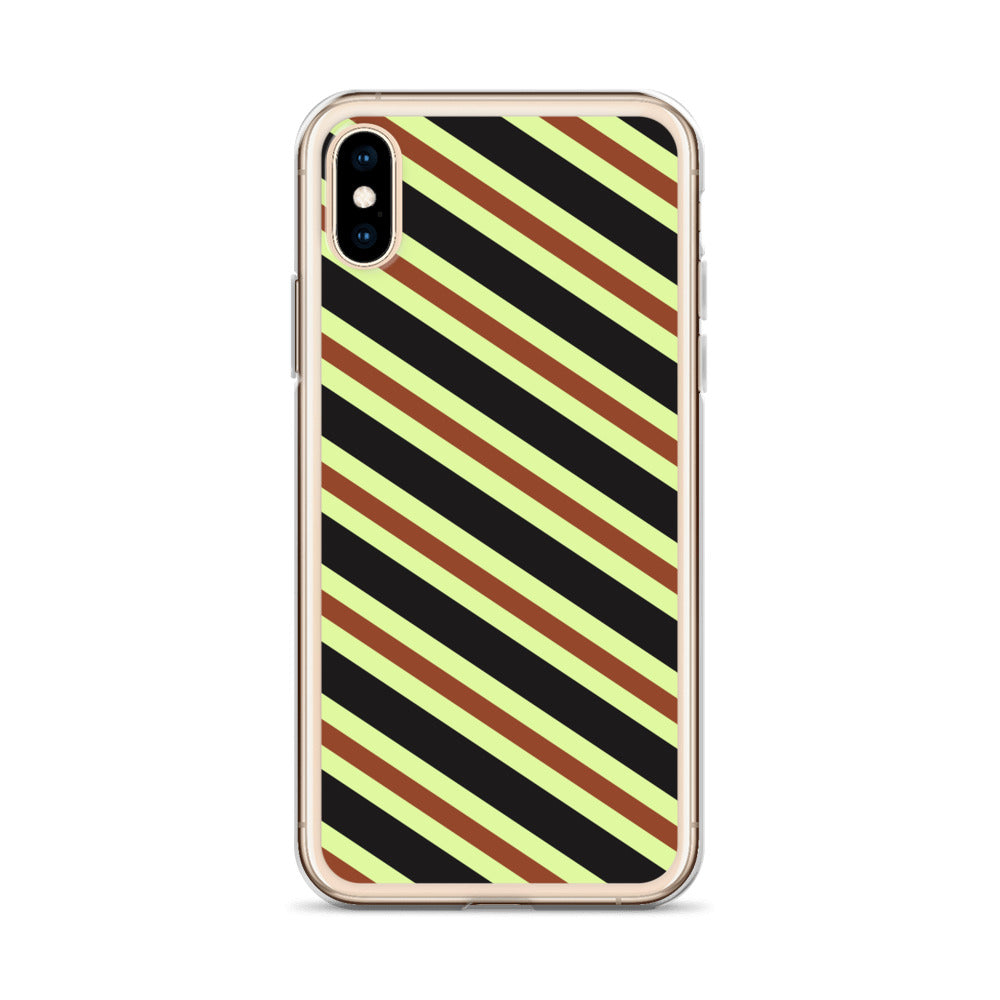 Retro Stripes - Inspired By Harry Styles - Sustainably Made Clear Case for iPhone®