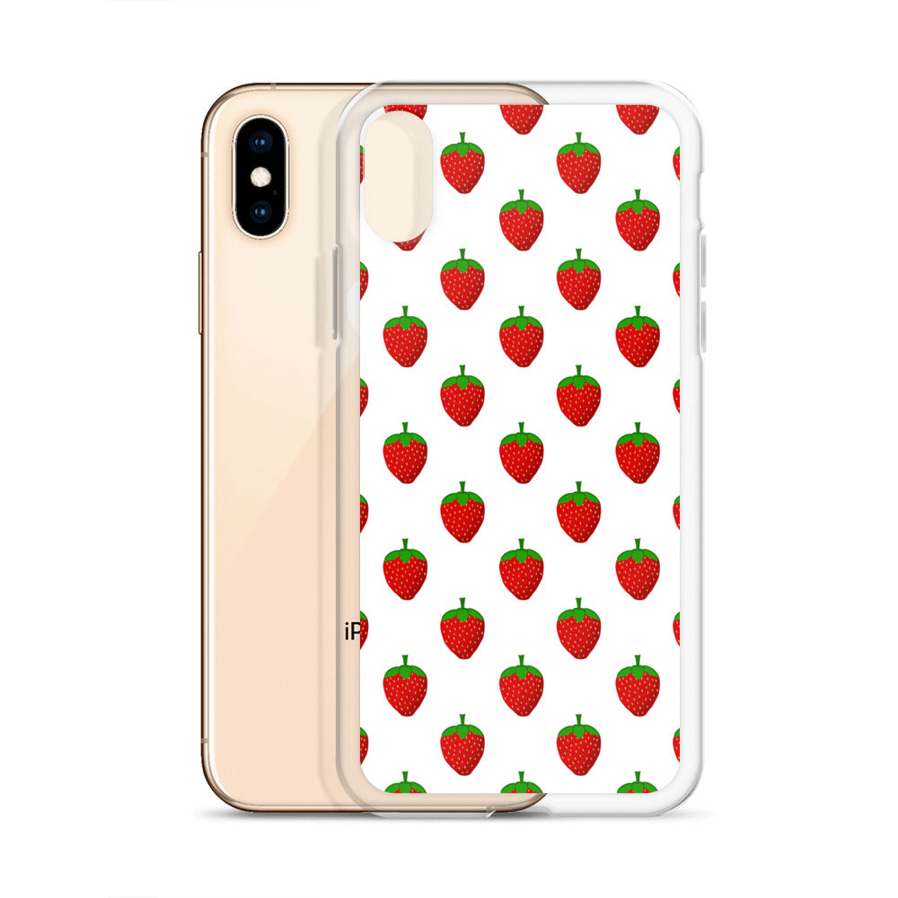 Strawberry Party - Inspired By Harry Styles - Sustainably Made Clear Case for iPhone®