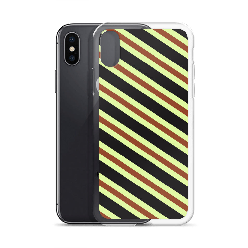 Retro Stripes - Inspired By Harry Styles - Sustainably Made Clear Case for iPhone®