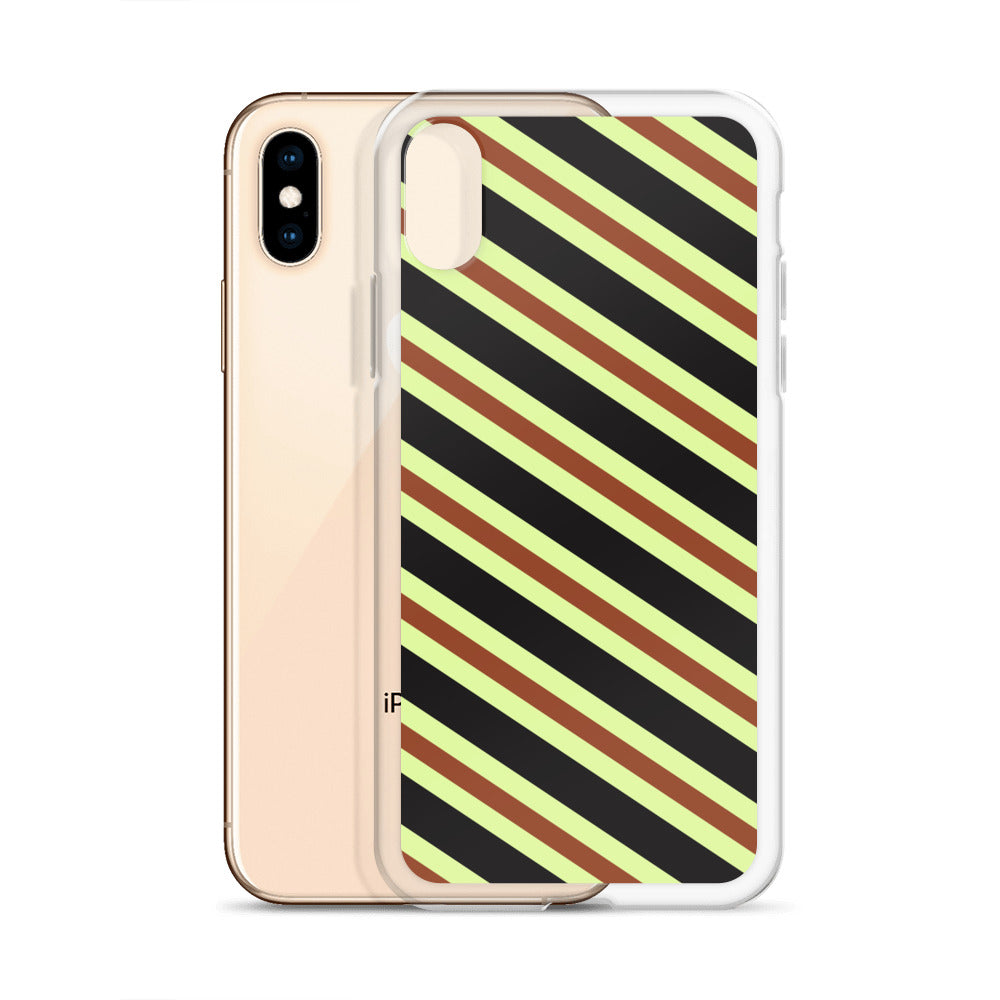 Retro Stripes - Inspired By Harry Styles - Sustainably Made Clear Case for iPhone®