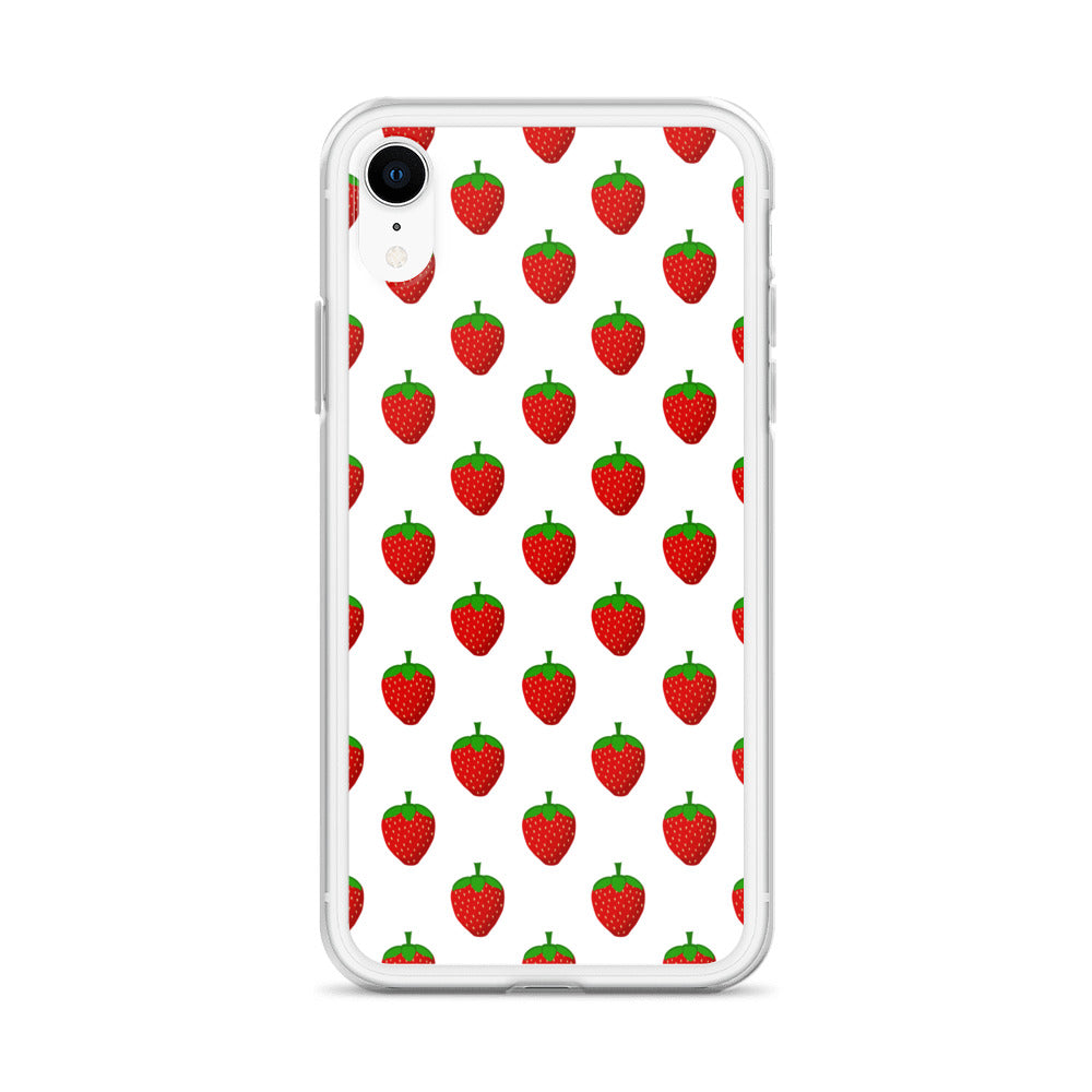 Strawberry Party - Inspired By Harry Styles - Sustainably Made Clear Case for iPhone®