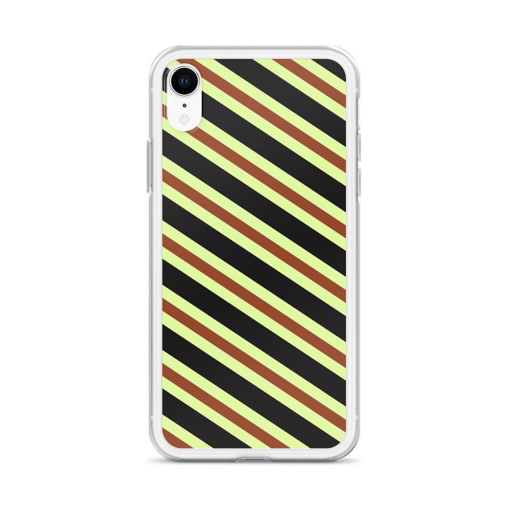 Retro Stripes - Inspired By Harry Styles - Sustainably Made Clear Case for iPhone®