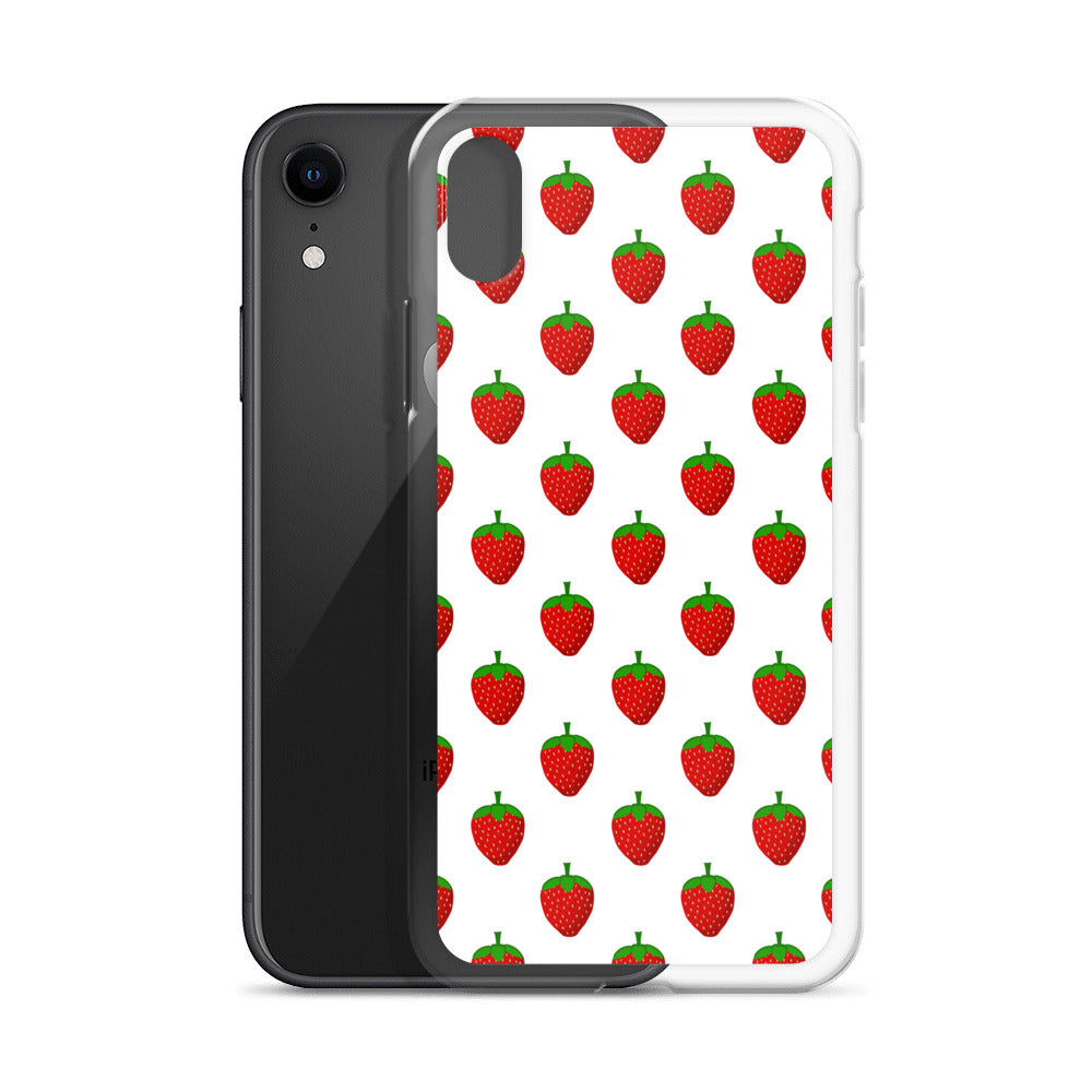 Strawberry Party - Inspired By Harry Styles - Sustainably Made Clear Case for iPhone®
