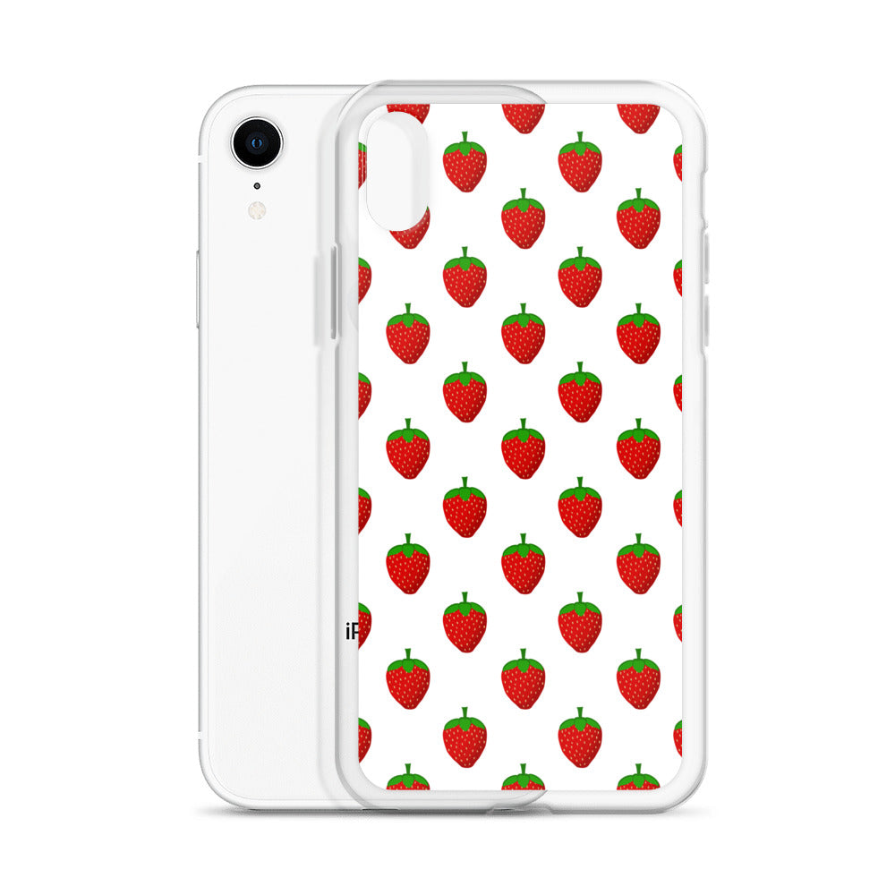 Strawberry Party - Inspired By Harry Styles - Sustainably Made Clear Case for iPhone®