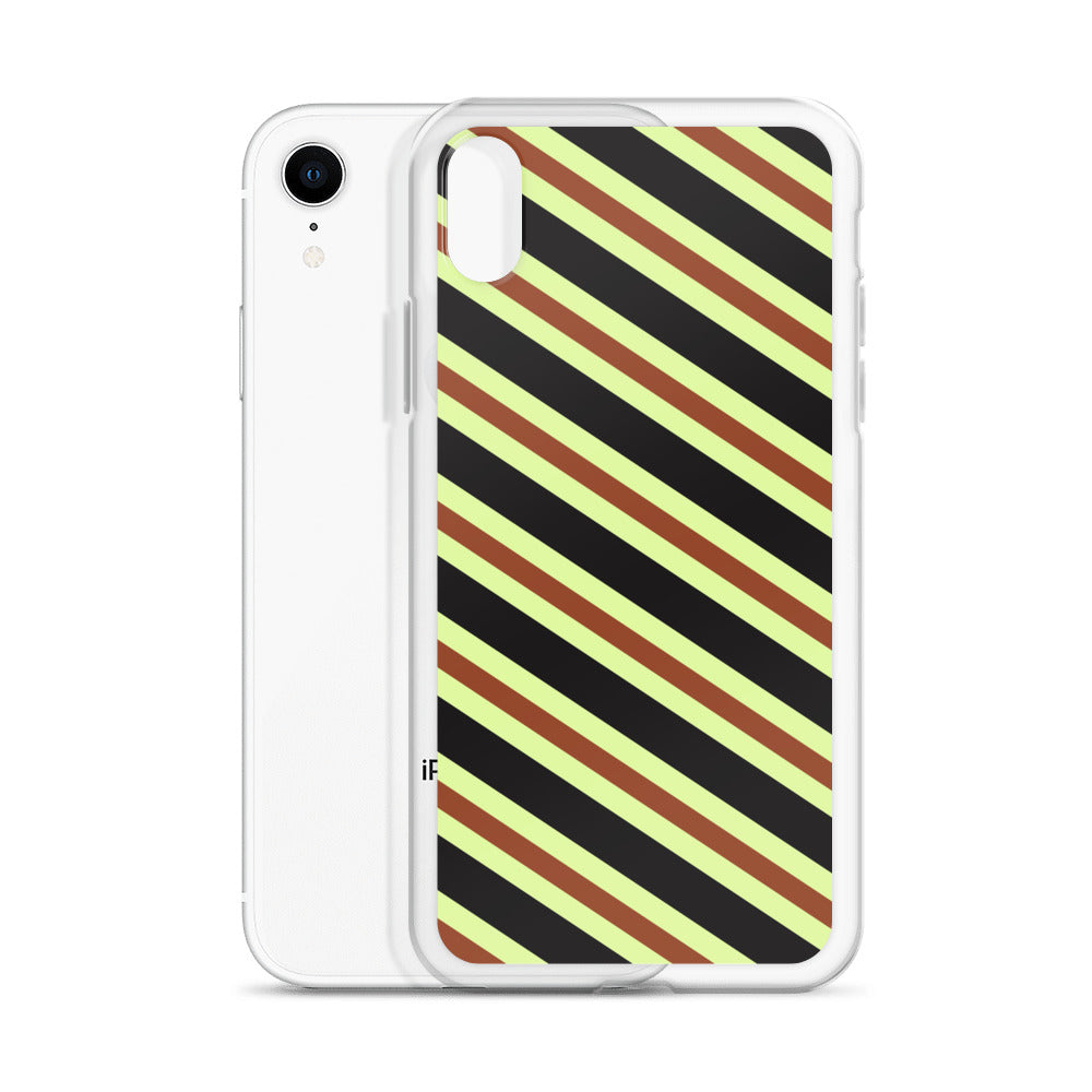 Retro Stripes - Inspired By Harry Styles - Sustainably Made Clear Case for iPhone®