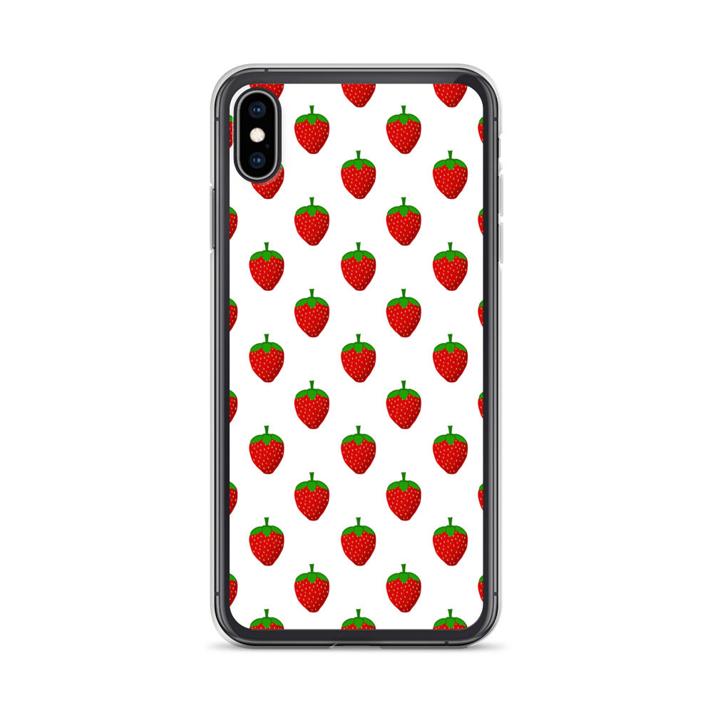 Strawberry Party - Inspired By Harry Styles - Sustainably Made Clear Case for iPhone®
