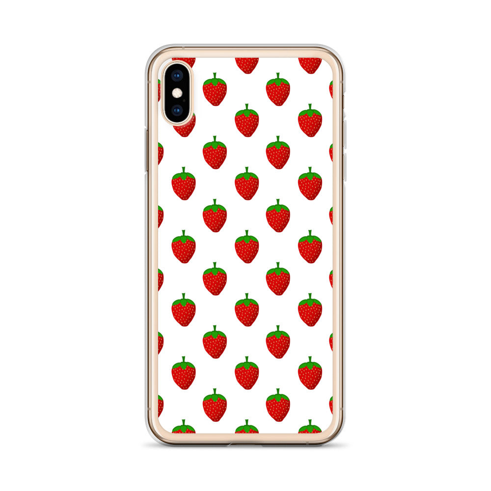 Strawberry Party - Inspired By Harry Styles - Sustainably Made Clear Case for iPhone®