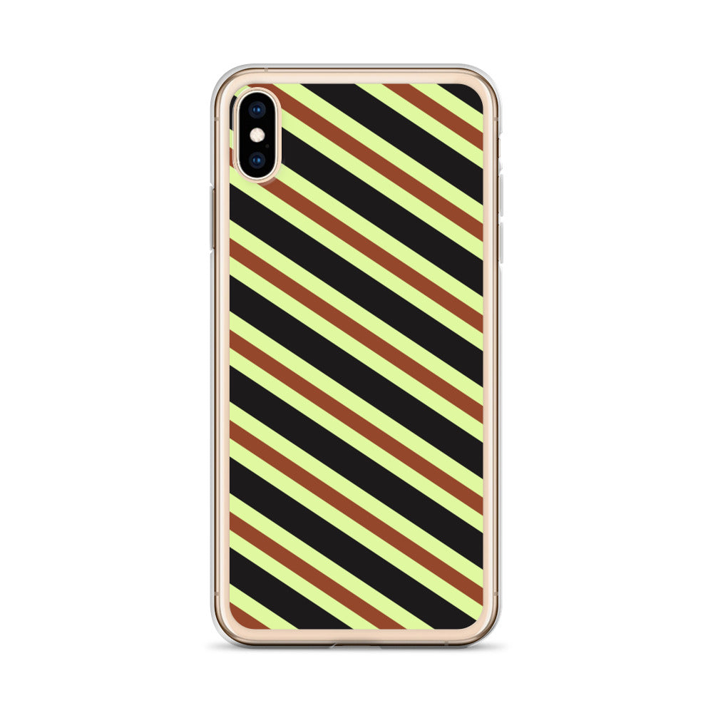 Retro Stripes - Inspired By Harry Styles - Sustainably Made Clear Case for iPhone®