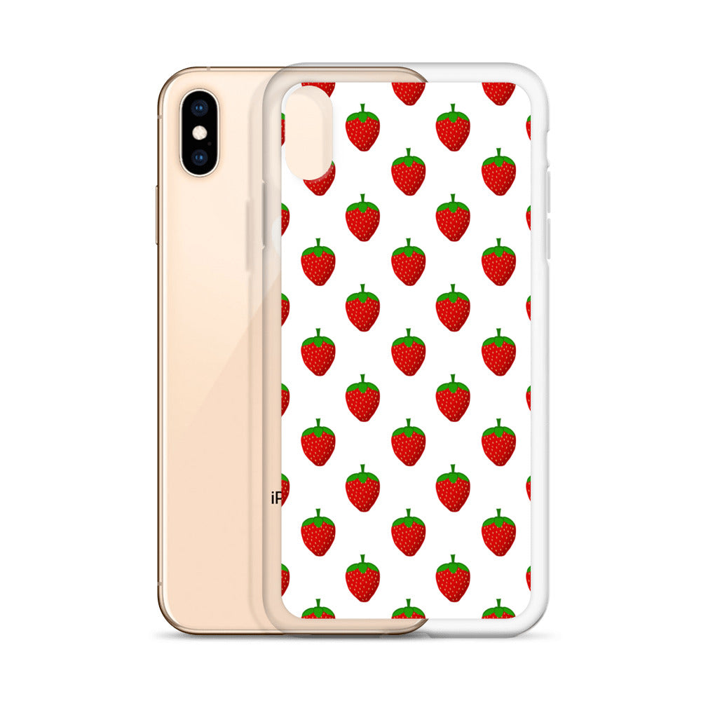 Strawberry Party - Inspired By Harry Styles - Sustainably Made Clear Case for iPhone®