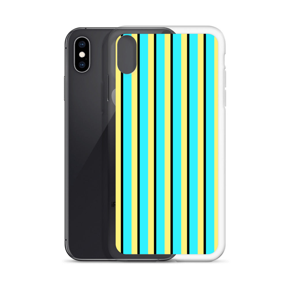 Vintage Stripes - Inspired By Harry Styles - Sustainably Made Clear Case for iPhone®