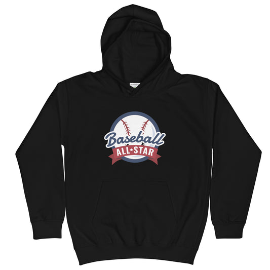 Baseball Allstar - Sustainably Made Kids Hoodie