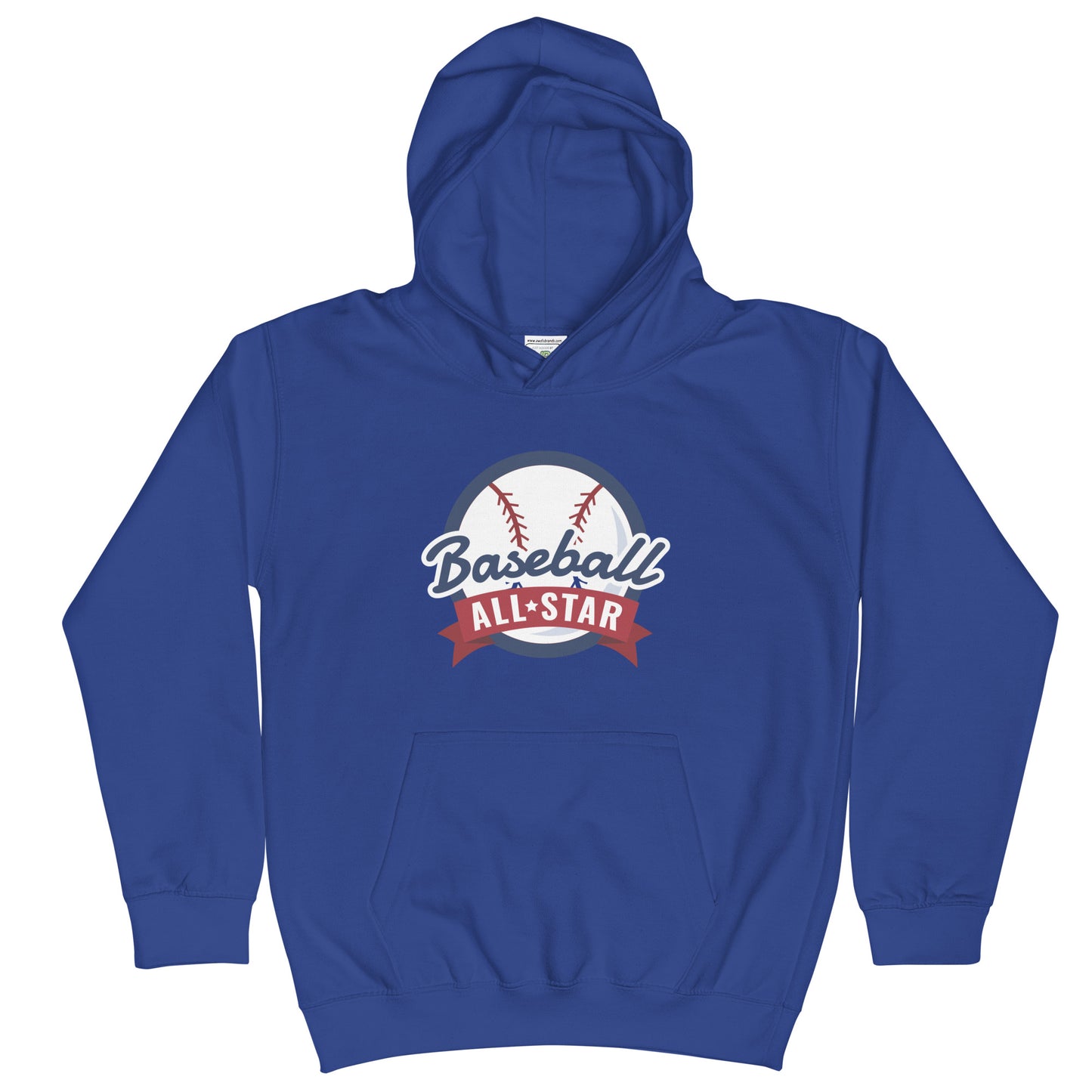 Baseball Allstar - Sustainably Made Kids Hoodie