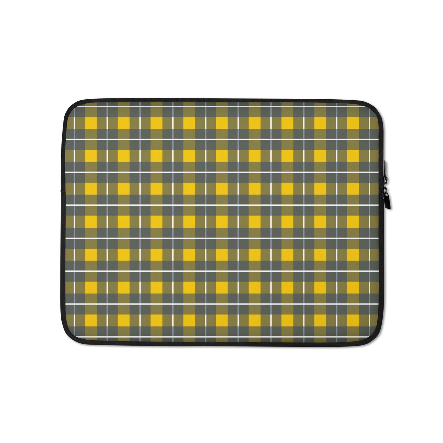 Yellow Tartan - Inspired By Harry Styles - Sustainably Made Laptop Sleeve