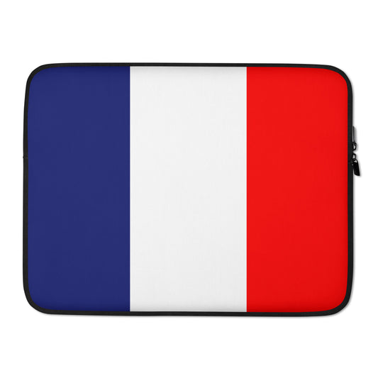 France Flag - Sustainably Made Laptop Sleeve