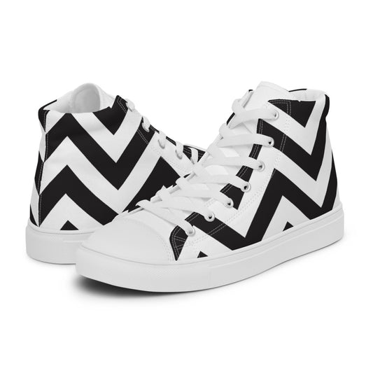 Retro Zig Zag - Sustainably Made Men's Shoes