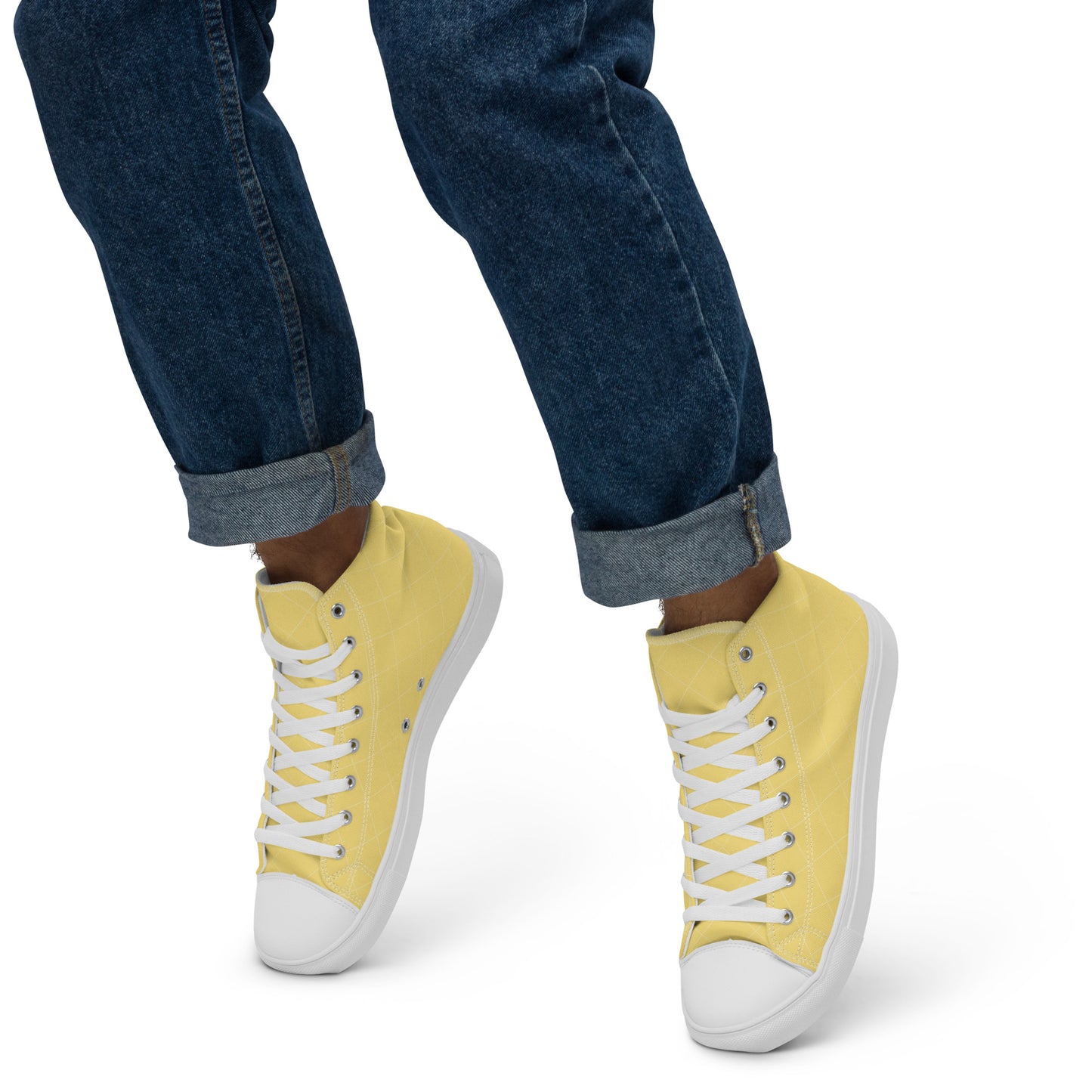 Canary - Sustainably Made Men's High Top Canvas Shoes