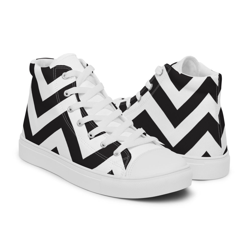 Retro Zig Zag - Sustainably Made Men's Shoes