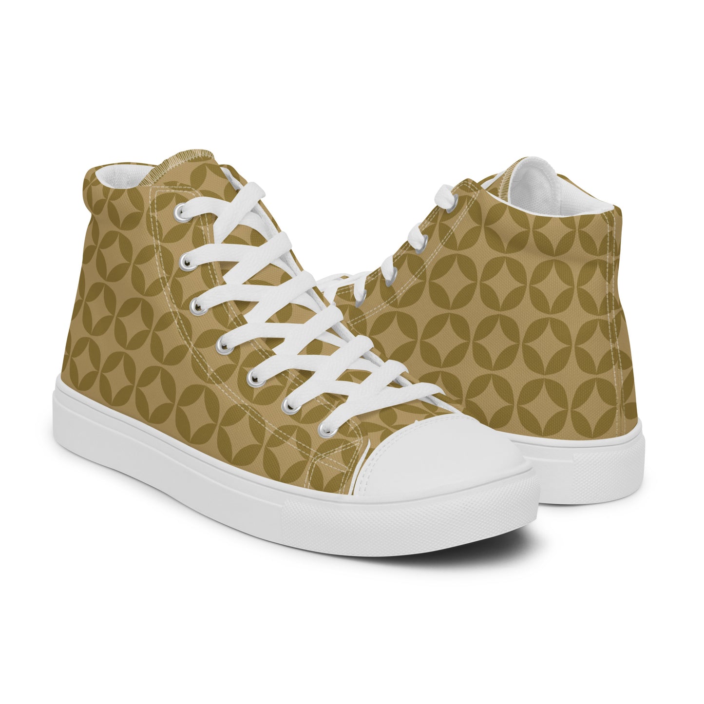 Wempy Dyocta Koto Signature Luxury - Sustainably Made Men’s high top canvas shoes