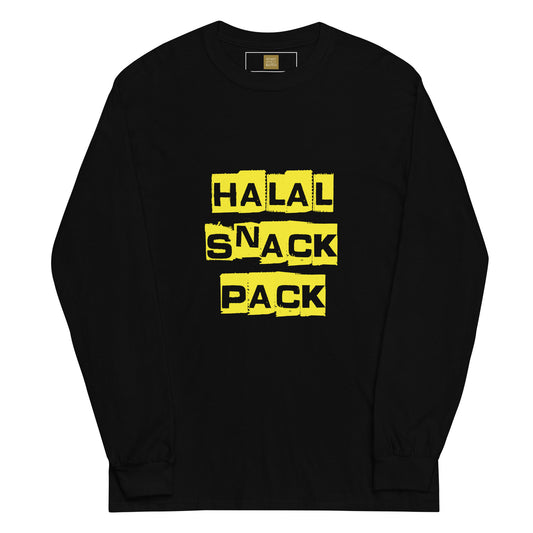 Halal Snack Pack - Sustainably Made Men’s Long Sleeve Shirt