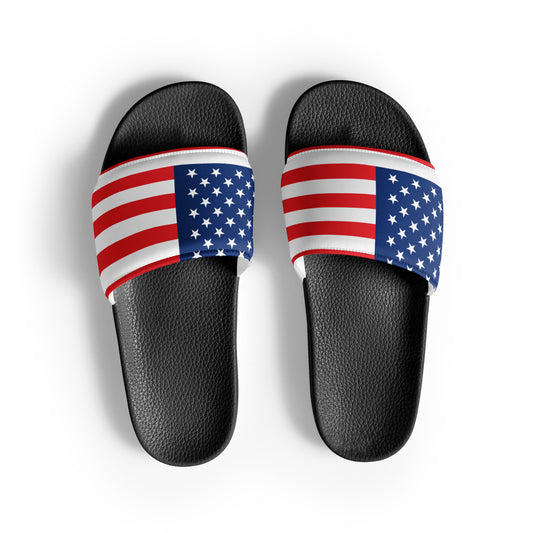 U.S.A Flag - Sustainably Made Men’s slides