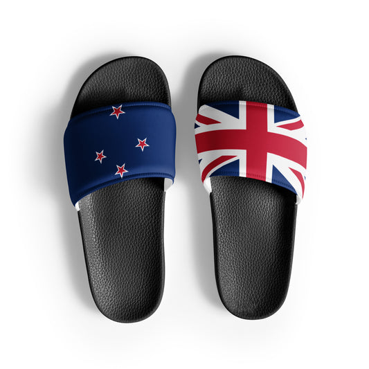 New Zealand Flag - Sustainably Made Men’s slides