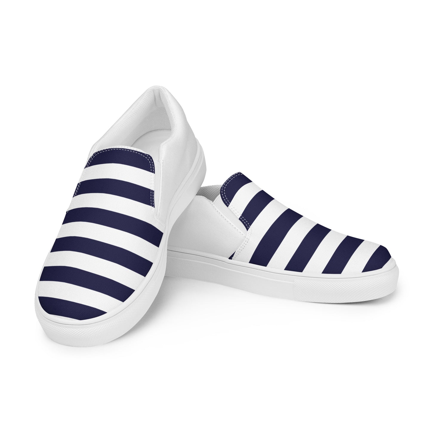 Sailor Navy - Sustainably Made Men's Slip-On Canvas Shoes