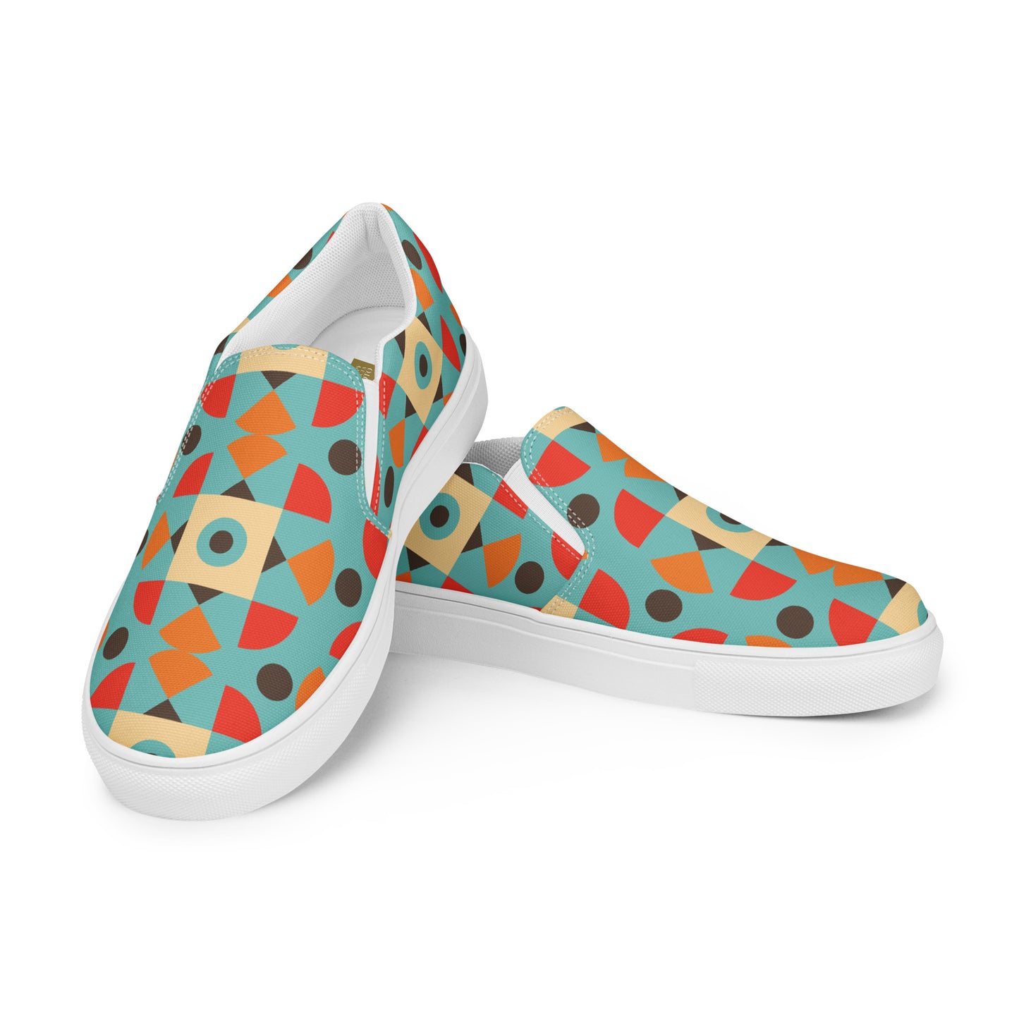 Retro Shape - Men’s slip-on canvas shoes