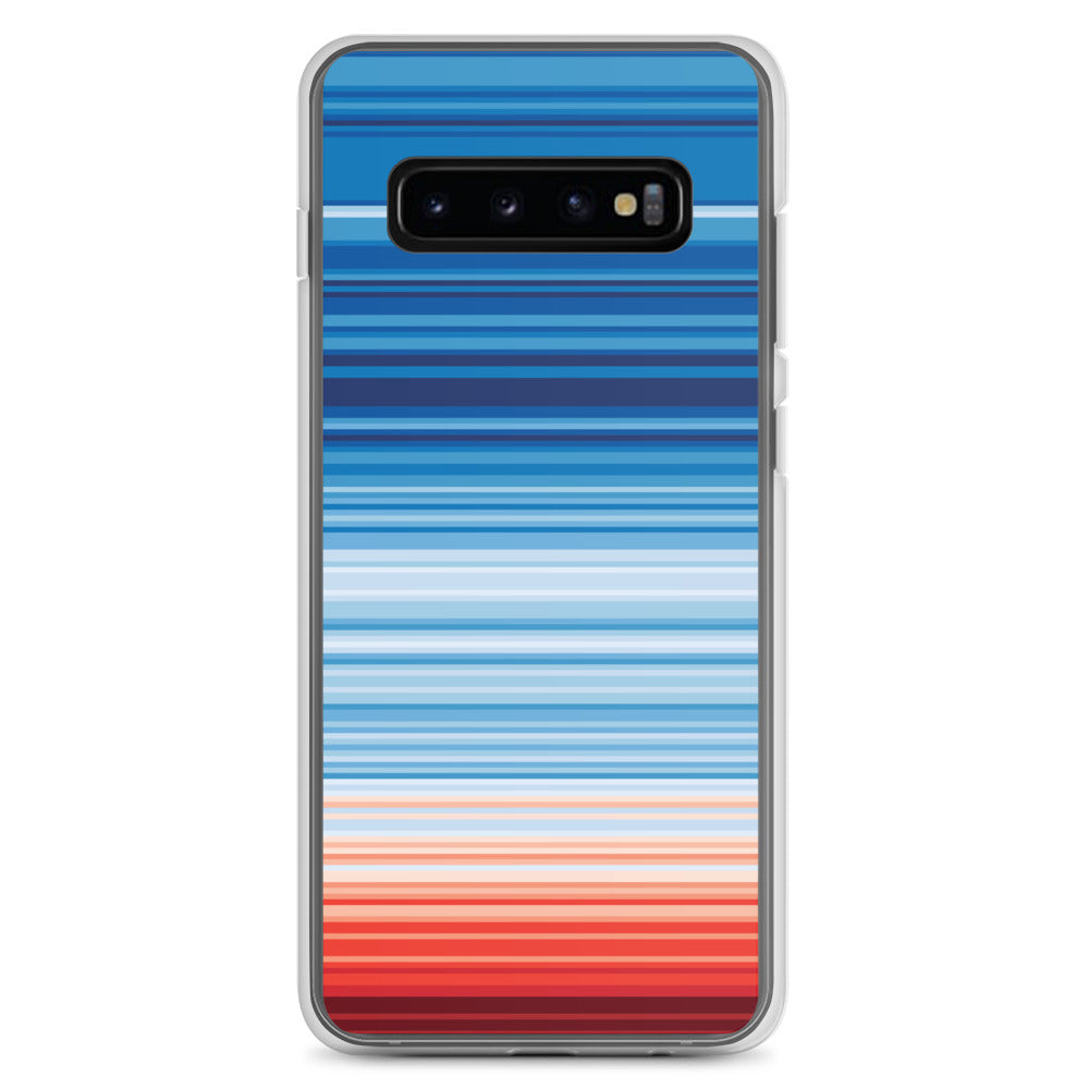Climate Change Global Warming Stripes - Sustainably Made Samsung Case