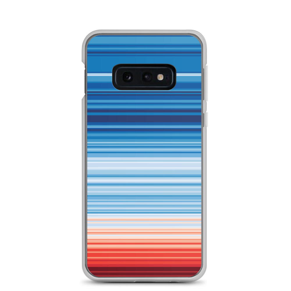 Climate Change Global Warming Stripes - Sustainably Made Samsung Case
