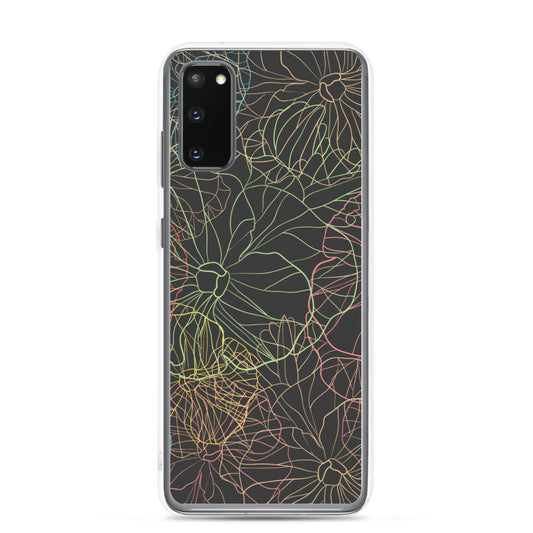 Neon Dark Floral - Sustainably Made Samsung Case