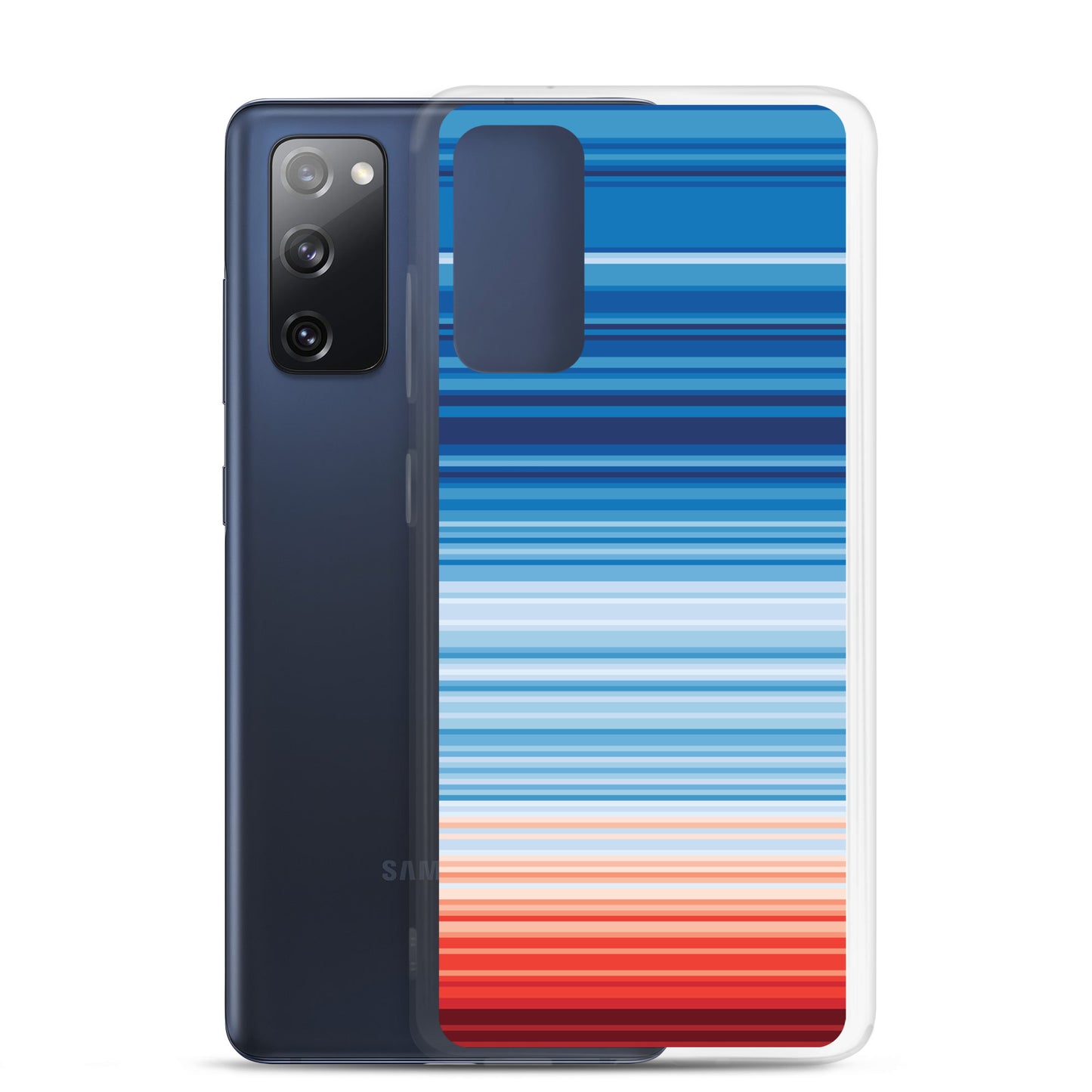 Climate Change Global Warming Stripes - Sustainably Made Samsung Case
