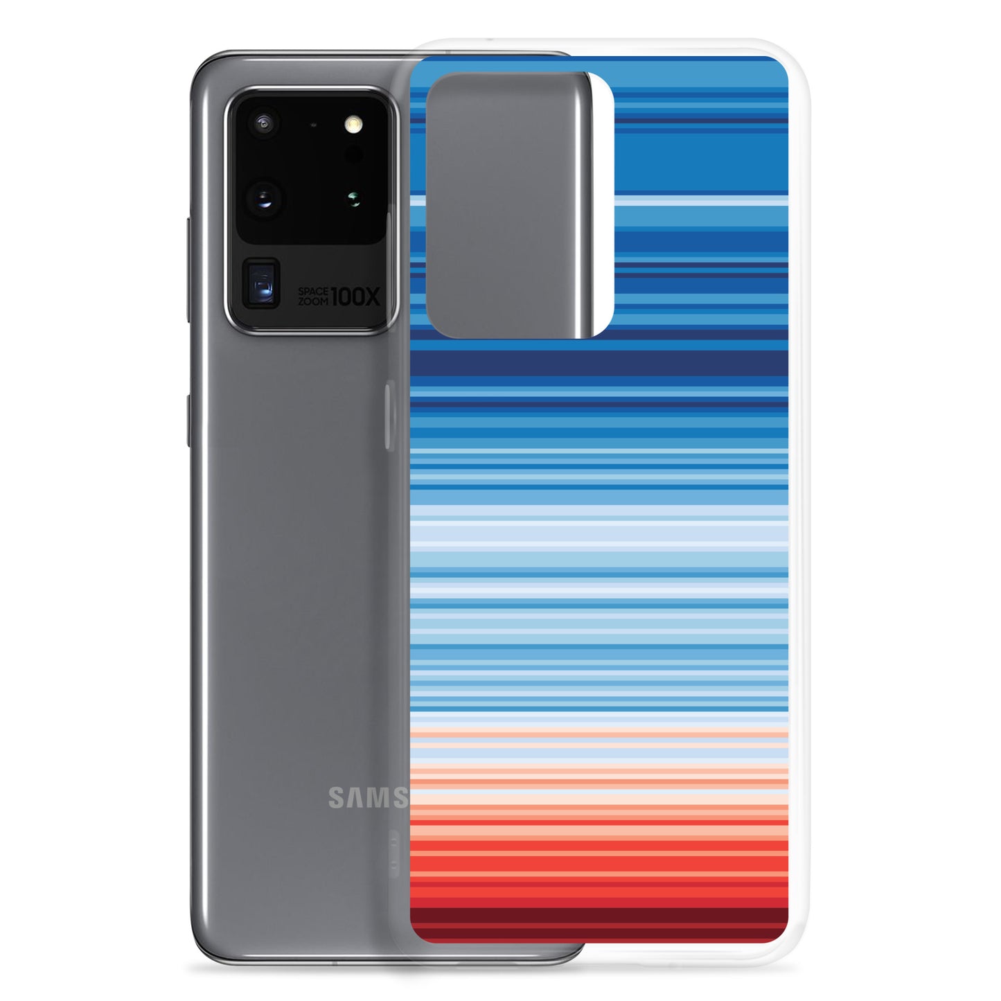 Climate Change Global Warming Stripes - Sustainably Made Samsung Case