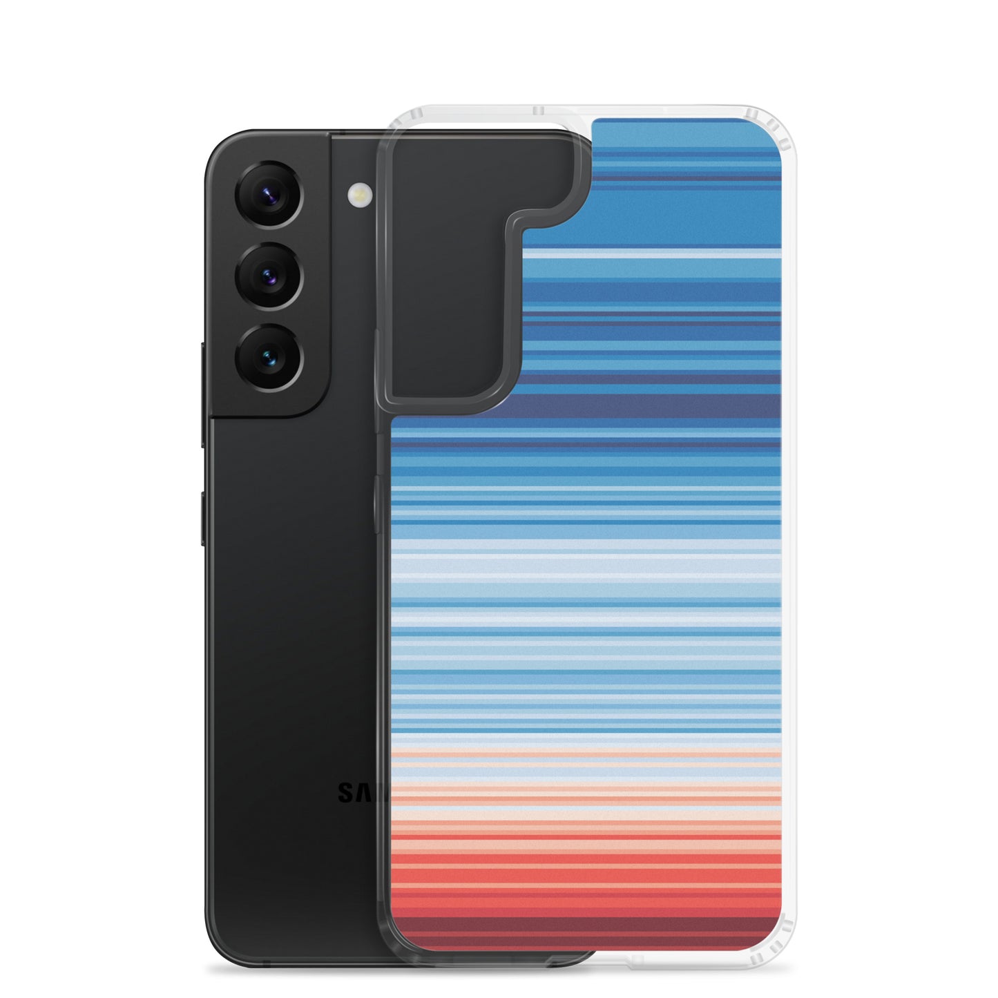 Climate Change Global Warming Stripes - Sustainably Made Samsung Case