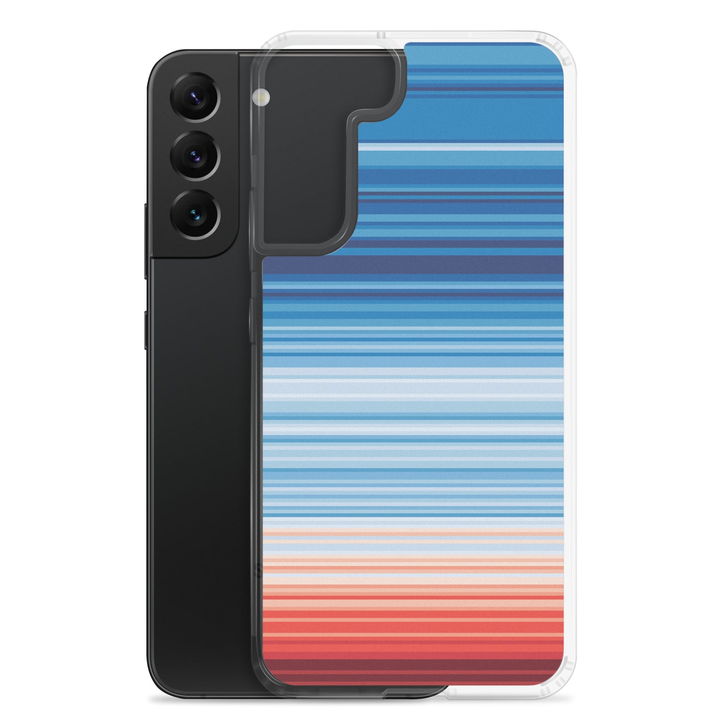 Climate Change Global Warming Stripes - Sustainably Made Samsung Case