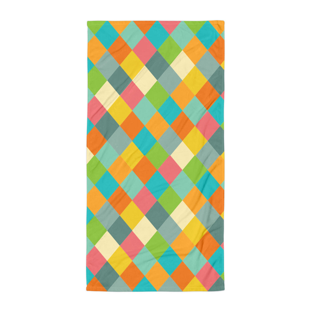 Vintage Diamond - Sustainably Made Towel