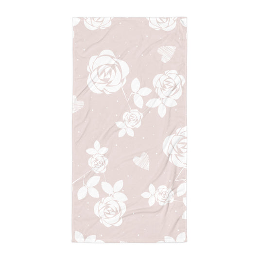 Baby Pink Floral - Sustainably Made Towel