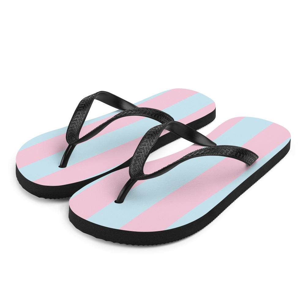 Pink Blue - Sustainably Made Flip-Flops