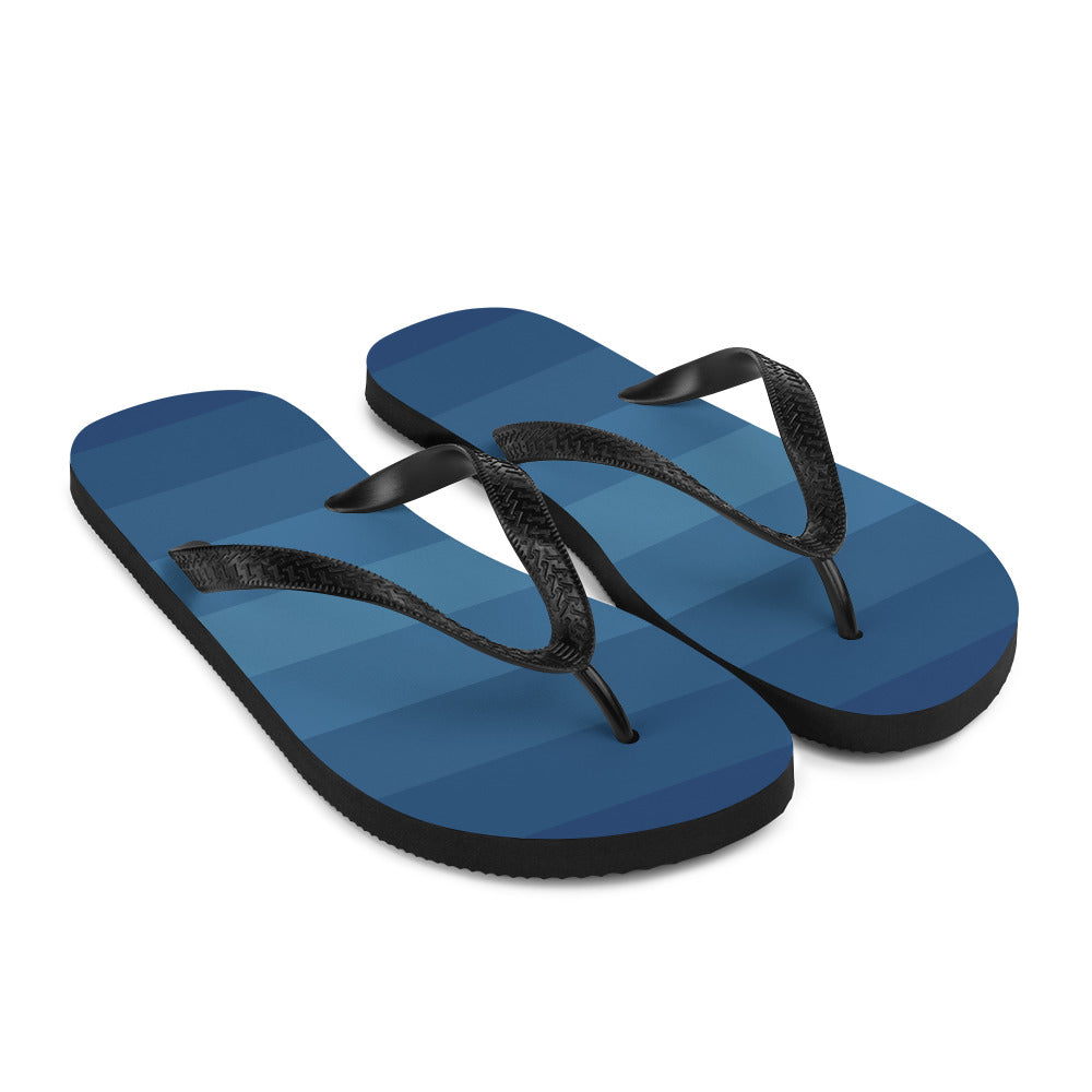Gradient Blue - Sustainably Made Flip-Flops