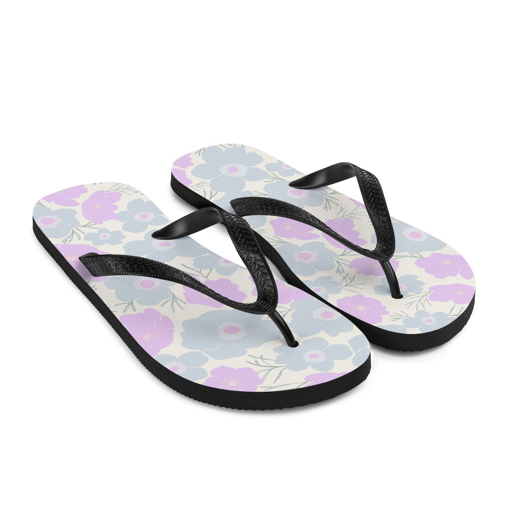 Pastel Floral - Sustainably Made Flip-Flops