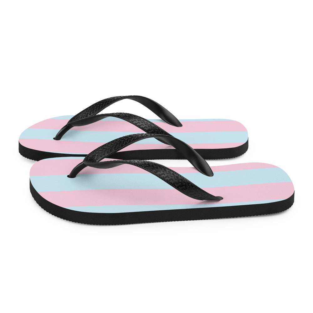 Pink Blue - Sustainably Made Flip-Flops