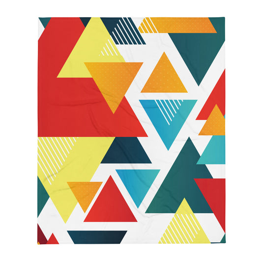 Abstract - Sustainably Made Throw Blanket