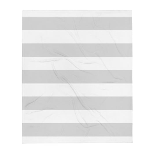 Sailor Light Grey - Sustainably Made Throw Blanket