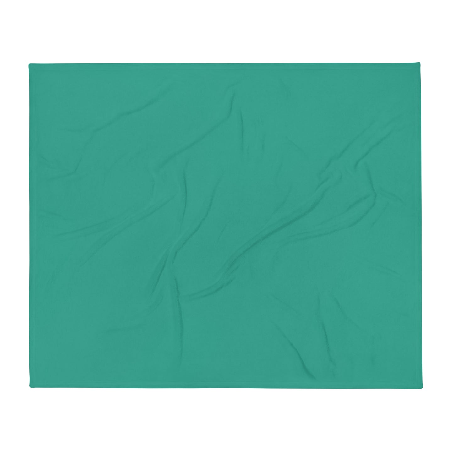 Teal - Sustainably Made Throw Blanket