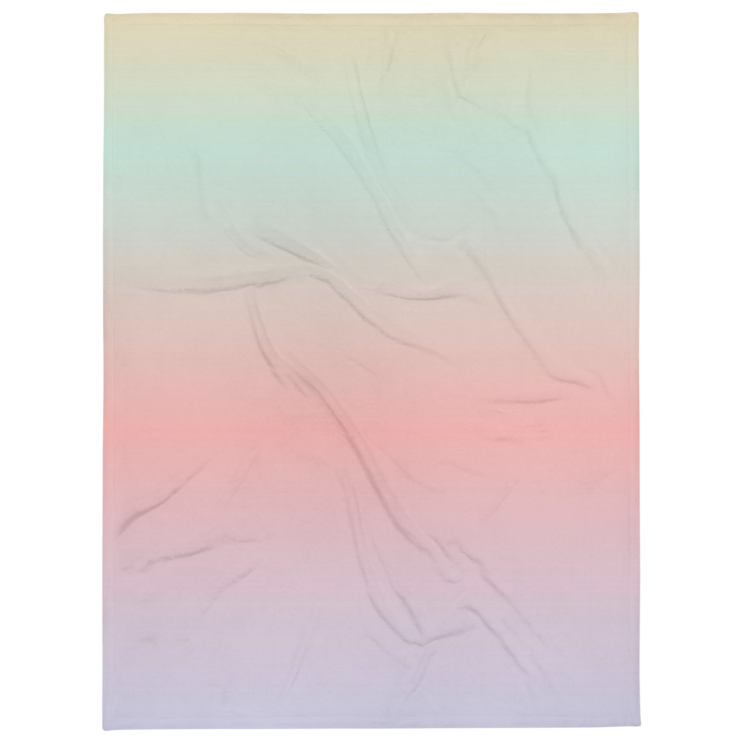 Pastel Rainbow - Sustainably Made Throw Blanket