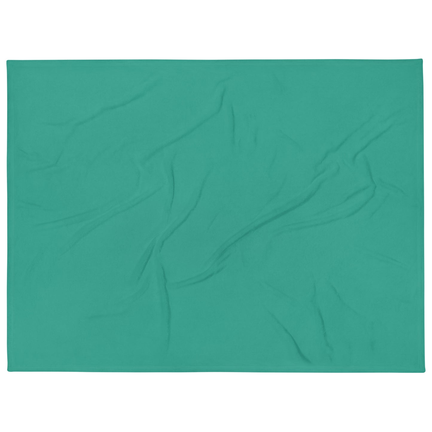 Teal - Sustainably Made Throw Blanket