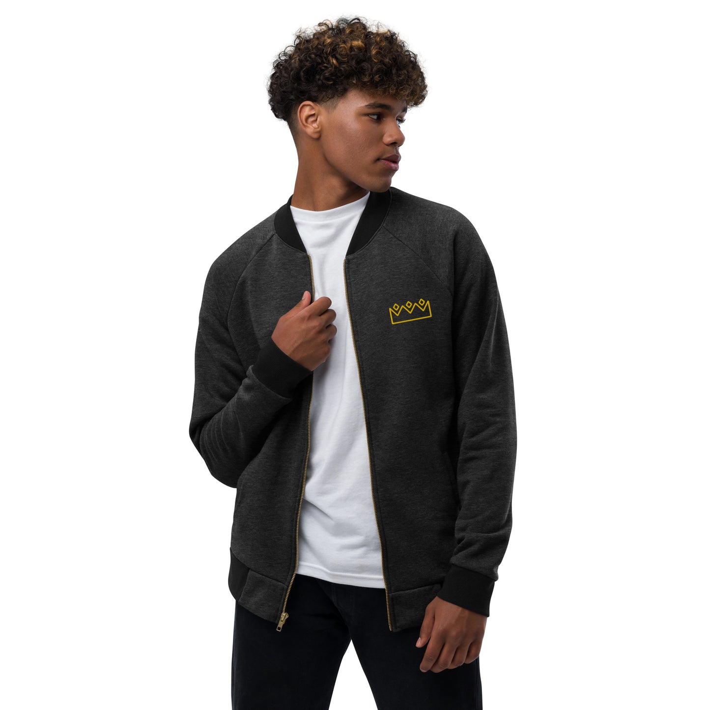 Crown Embroidery - Sustainably Made Jacket