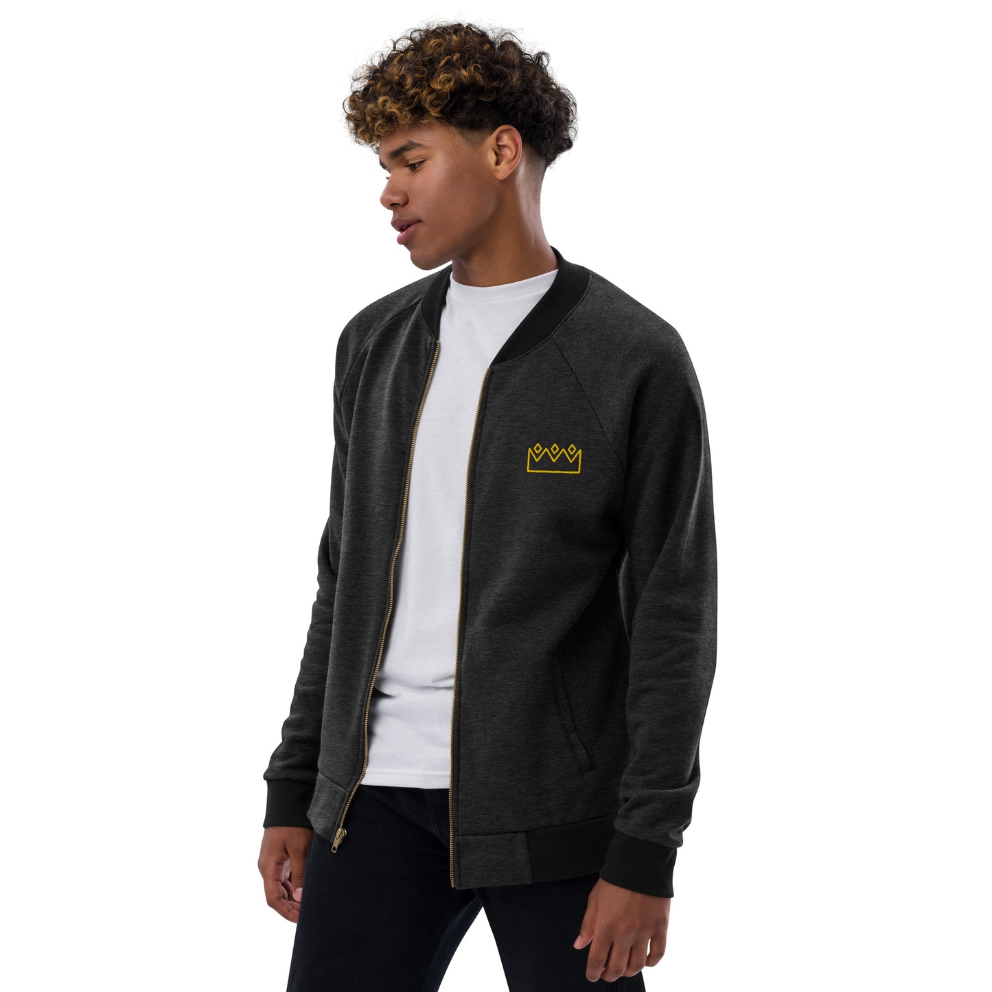 Crown Embroidery - Sustainably Made Jacket
